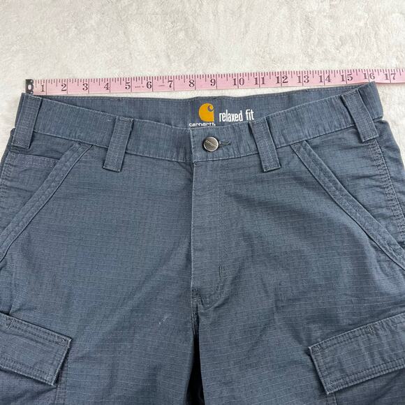 Carhartt Relaxed Fit Force Broxton Cargo Shorts Men’s size 32 Gray - Picture 4 of 9